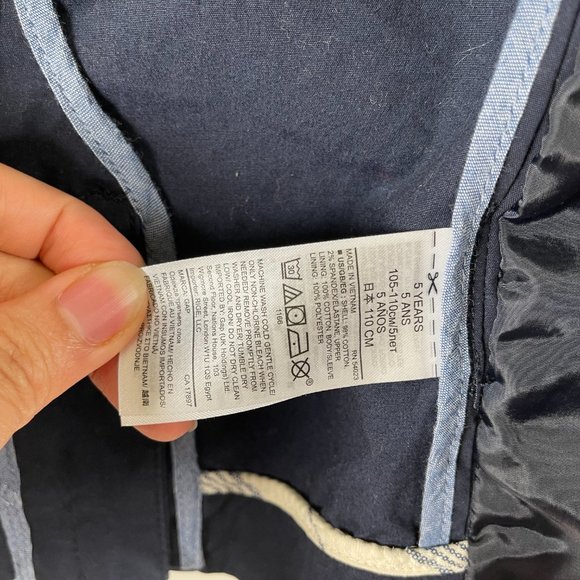 Gap Kids Navy Blazer sz 5T - Picture 6 of 6